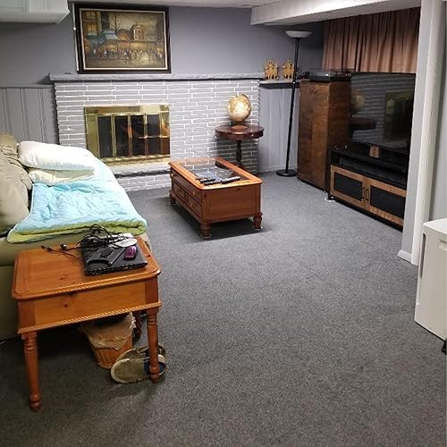 Miniatura 7 de Greatmats - Azulejo de alfombra Royal de 2 x 2 pies, paquete de 15 (gris oscuro)