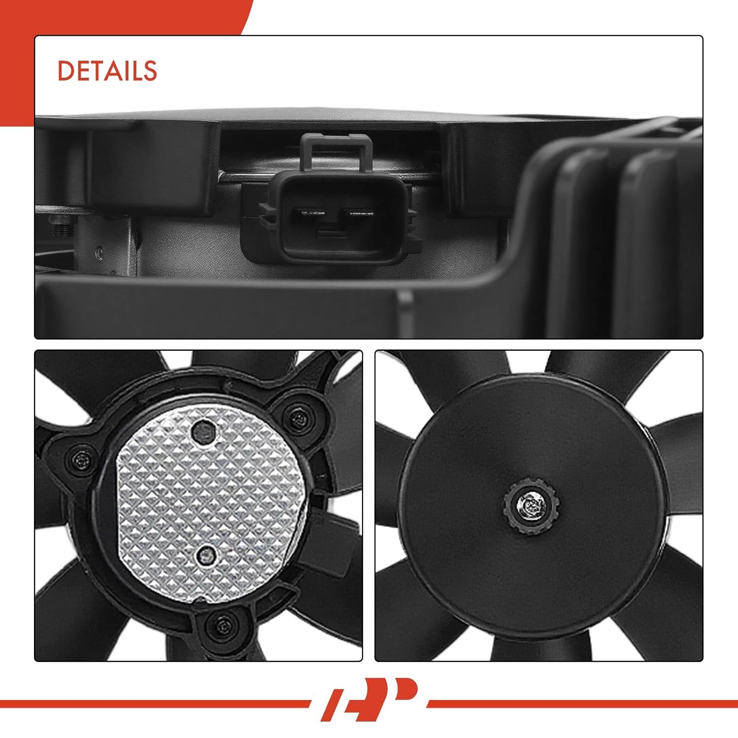 A-Premium Engine Radiator Cooling Fan Assembly Compatible with Ford & Lincoln Models - Fusion 2014-2020, MKZ 2013-2020
