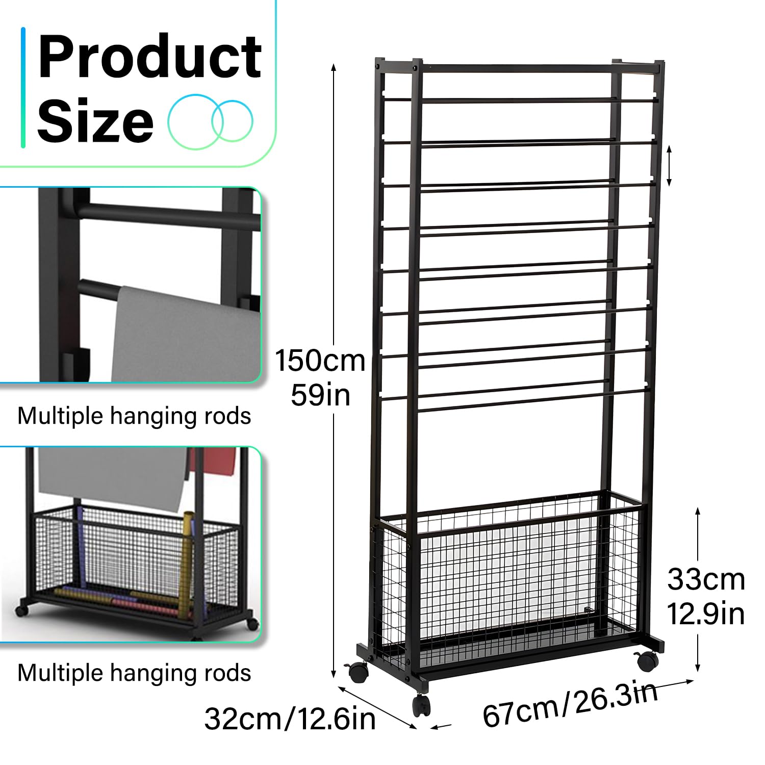 Dwustronna metalowa wstążka z kółkami, rękodzieło i pakowanie prezentów, idealna do projektów DIY i materiałów budowlanych, oszczędność miejsca.