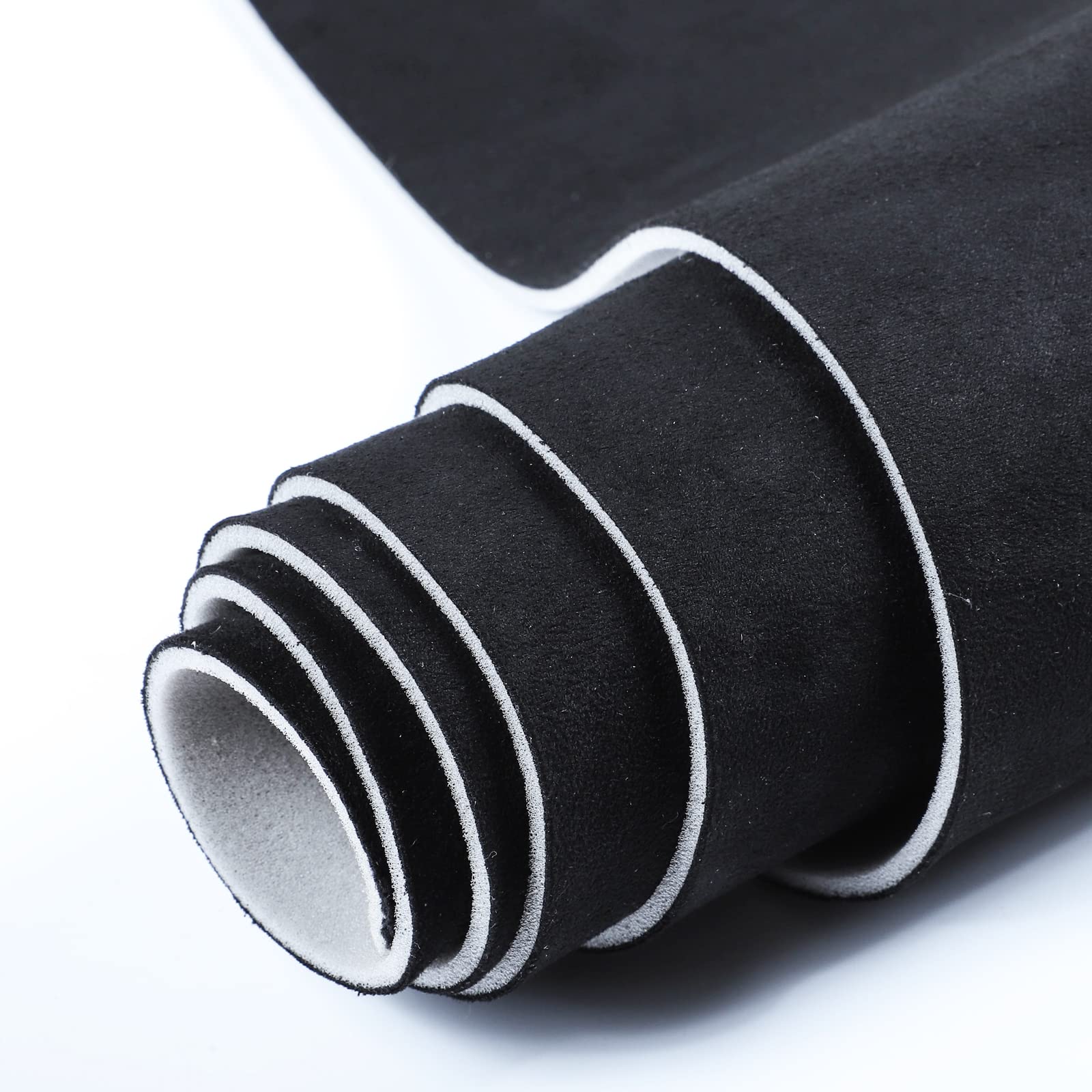 Homchek 60x60 Inch Foam Backed Suede Headliner Fabric – Perfect For Car Roof Repairs, DIY Upholstery, And More!