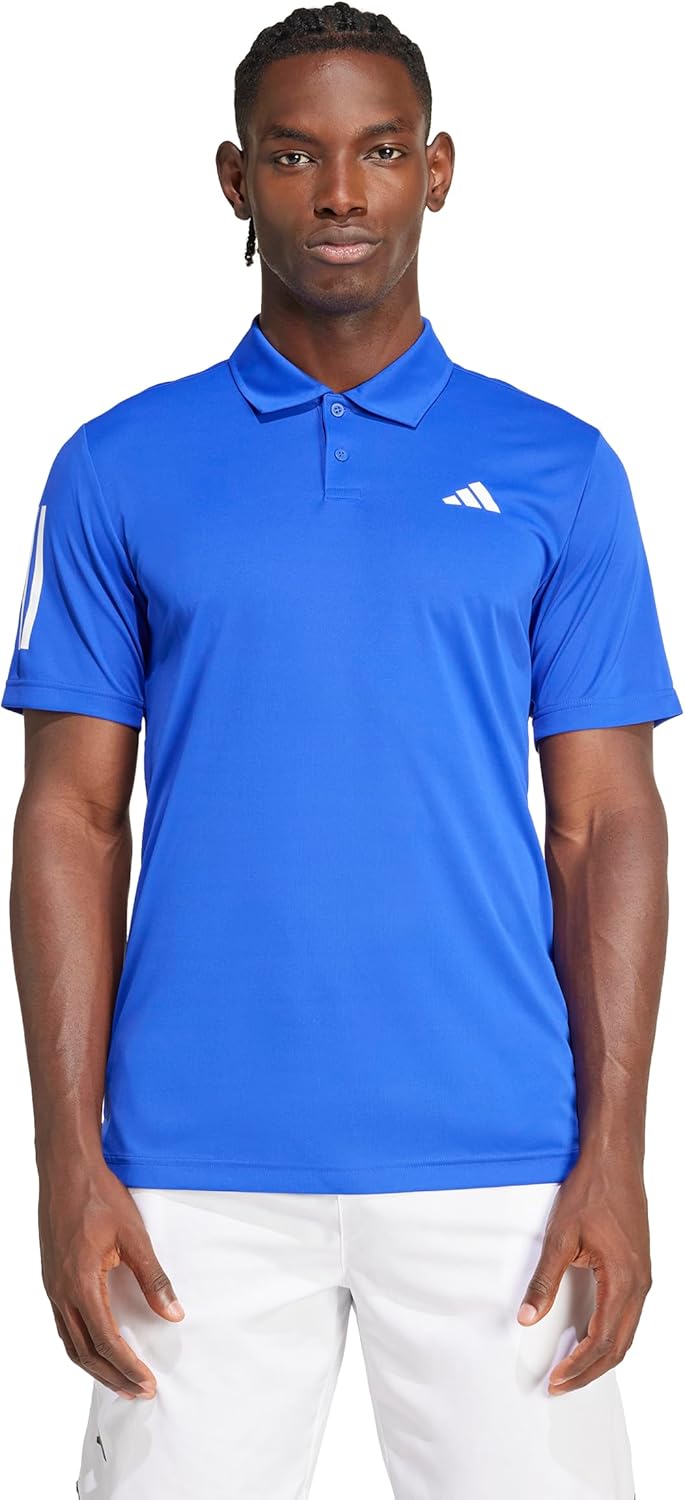 adidas Men's Club 3-Stripes Tennis Polo Shirt