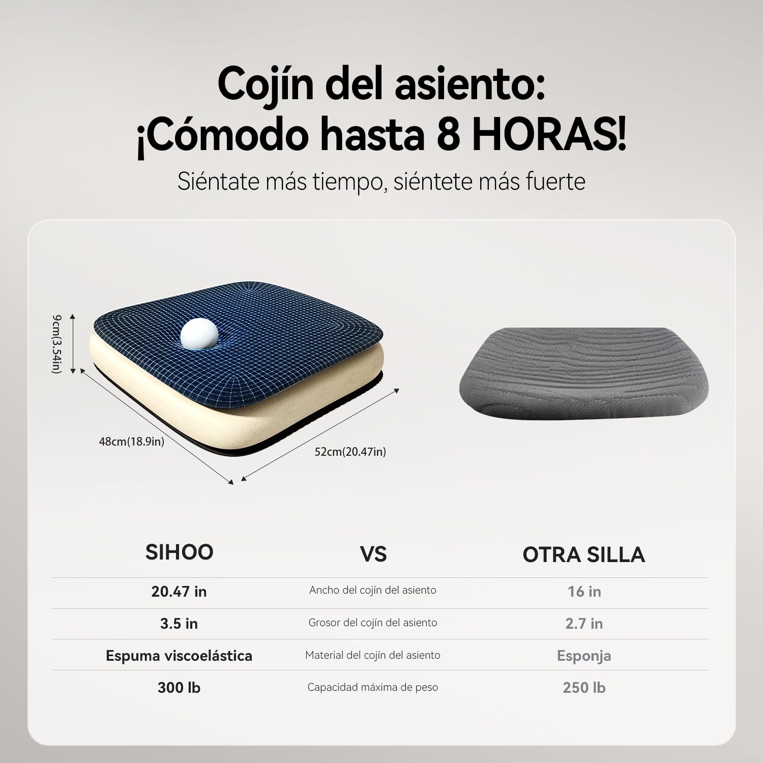 SIHOO M102C Silla ergonomica Escritorio, Silla de Oficina Grande y Alta con reposabrazos Plegables, Soporte Lumbar Ajustable Silla Escritorio, Silla Oficina ergonómica para Uso doméstico - Negro
