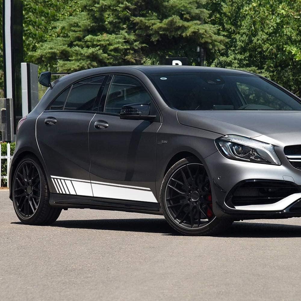Adesivi Laterali Per Mercedes Classe A W176 – In Vinile, Facili Da Applicare, Proteggono E Decorano La Carrozzeria