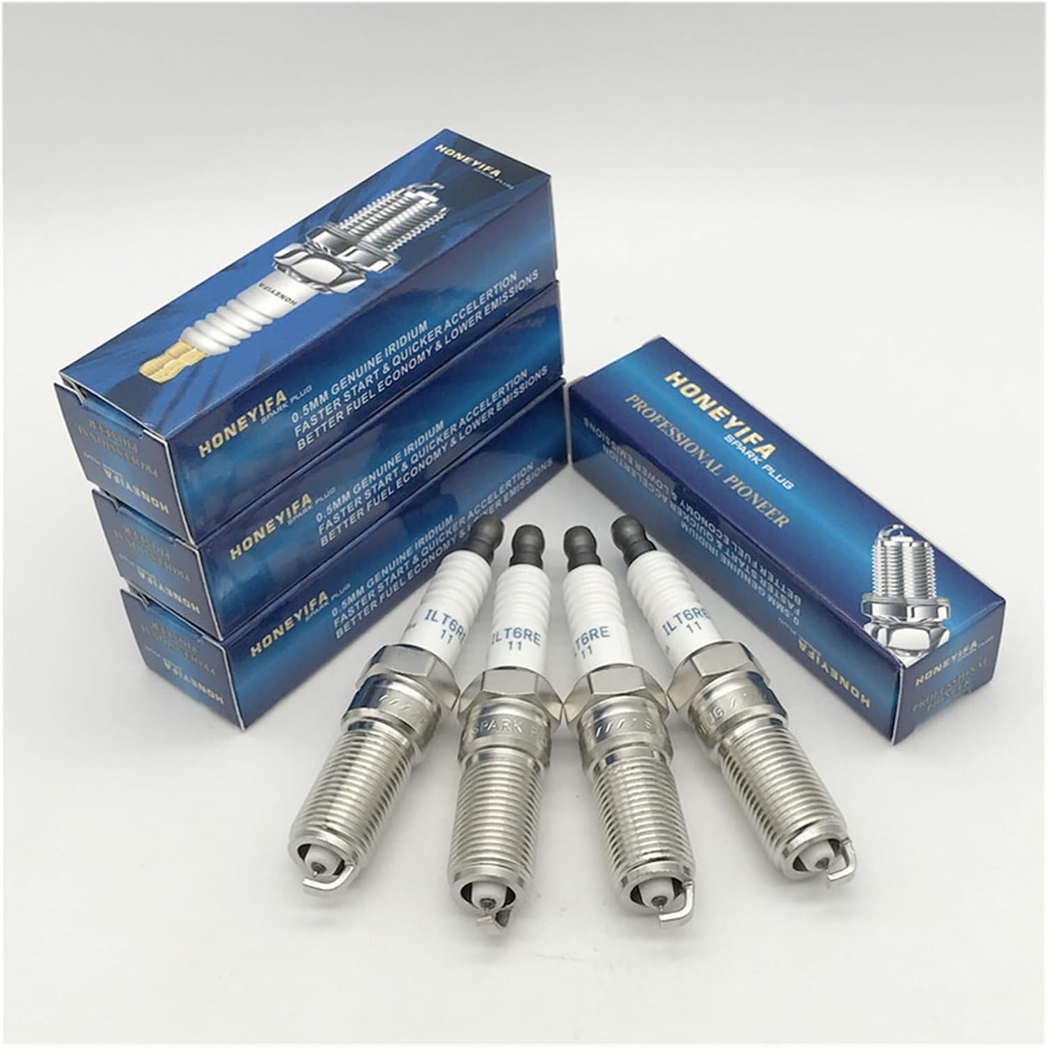 4-pack of genuine Iridium spark plugs I-90117 for 90117 ILTR6E11