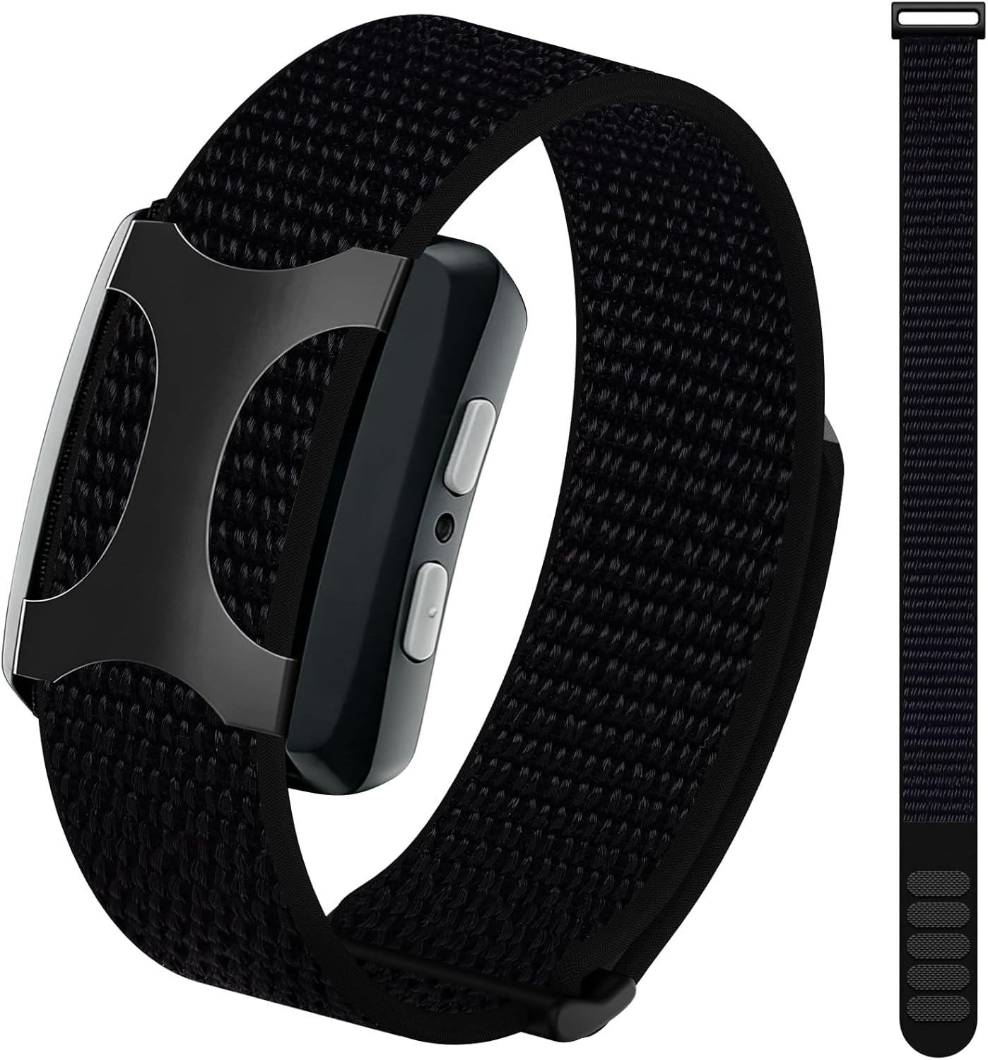 Nylon Loop Sport Replacement Band Compatible with Apollo Neuro/Polar Loop, Soft & Breathable Adjustable Strap for Apollo Neuro Band/Polar Loop Band, Fitness Tracker Wristband for Men Women