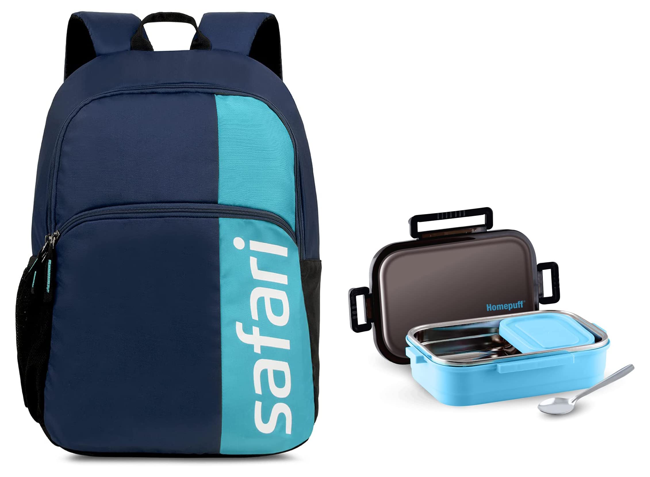 Safari Spartan 21 Ltrs Water Resistant Backpack - Blue, S (SPARTAN19CBBLU)