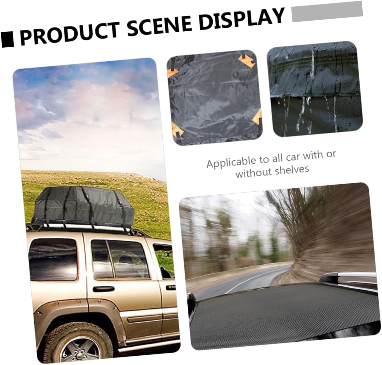 1Pc Car Roof Cargo Bag Durable Luggage Carrier for Transport Oxford for Car Roof Racks Weather Protection