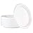 PLASTICPRO 100 Count Disposable 10 Inch White Plastic Dinner Plates Extra Large