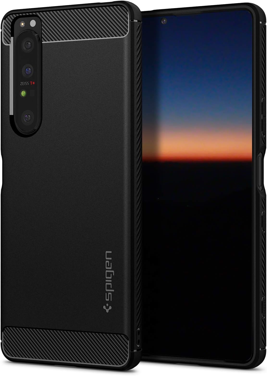 Spigen Rugged Armor Case Compatible with Sony Xperia 1 III - Matte Black