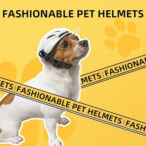 Miniatura 7 de Casco para perros pequeños y medianos, casco para mascotas para perros pequeños y medianos al aire libre, para conducir caminando, gorra para