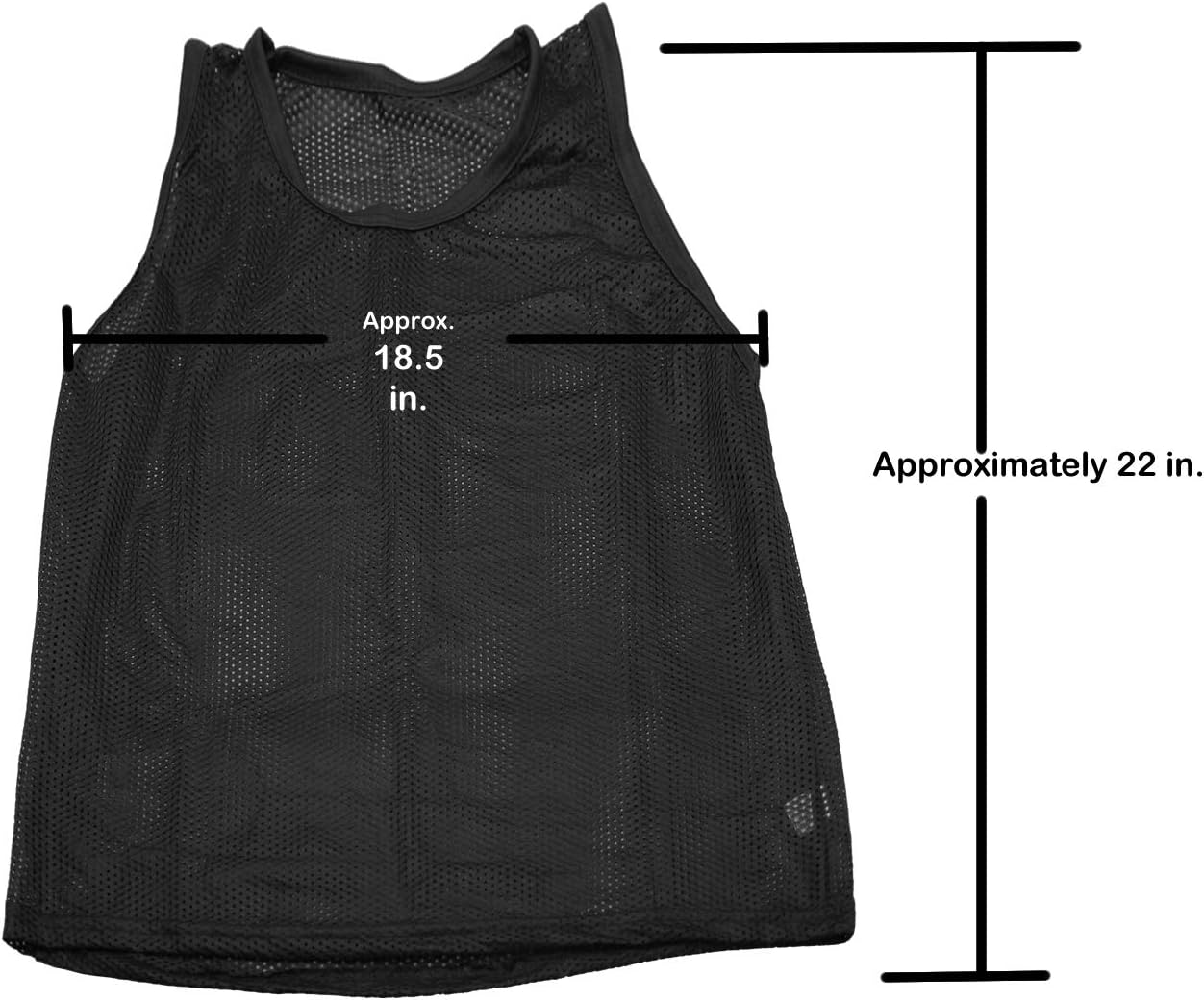 BlueDot Trading Adult & Youth Scrimmage Training Vests for Soccer, Basketball & More – Available in 1, 6, 12, 24 Packs