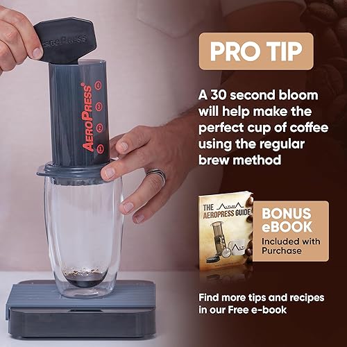 Miniatura 4 de El Ultra 2-Pack PremiumFiltro para cafetera AeroPress por Altura + Gratis eBook con recetas, Consejos, y más100% Garantía de por vida, lavable y