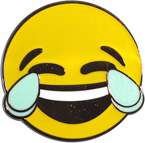 Amazon Laugh Cry 絵文字顔 Tears Of Joy ラペルエナメルピン ブローチ 通販