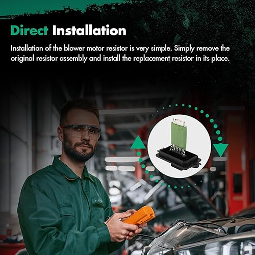 Miniatura 678 de SCITOO Resistencia de motor de ventilador HVAC para 2008-2013 para Chrysler 300/2008-2016 para Town & Country/2008-2010 para Dodge Charger/2008-2018