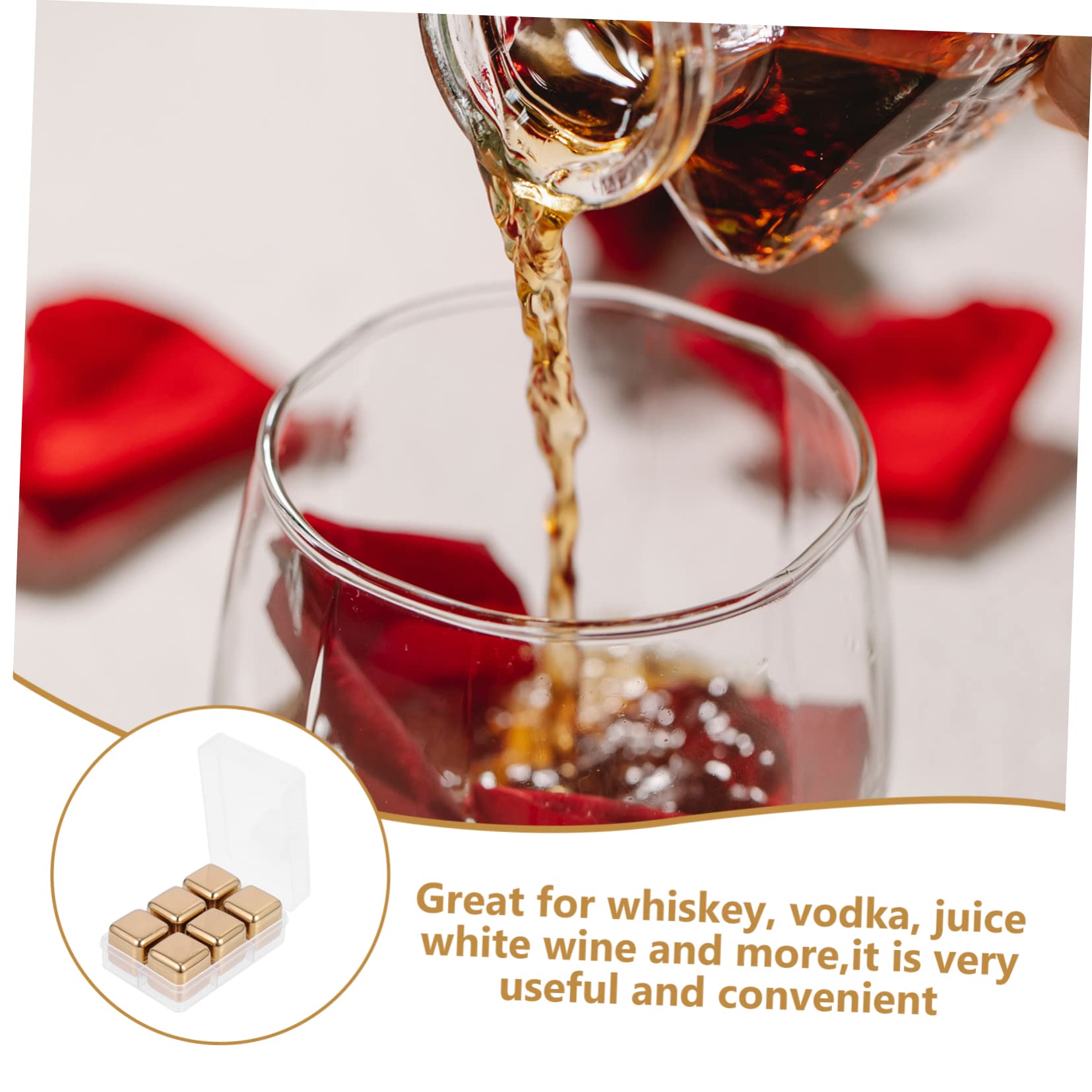 Anneome 2juegos De Reutilizables Inoxidable Para Bebidas Enfriadores De Cócteles y Vinos De Caja Sin Olores y Casa