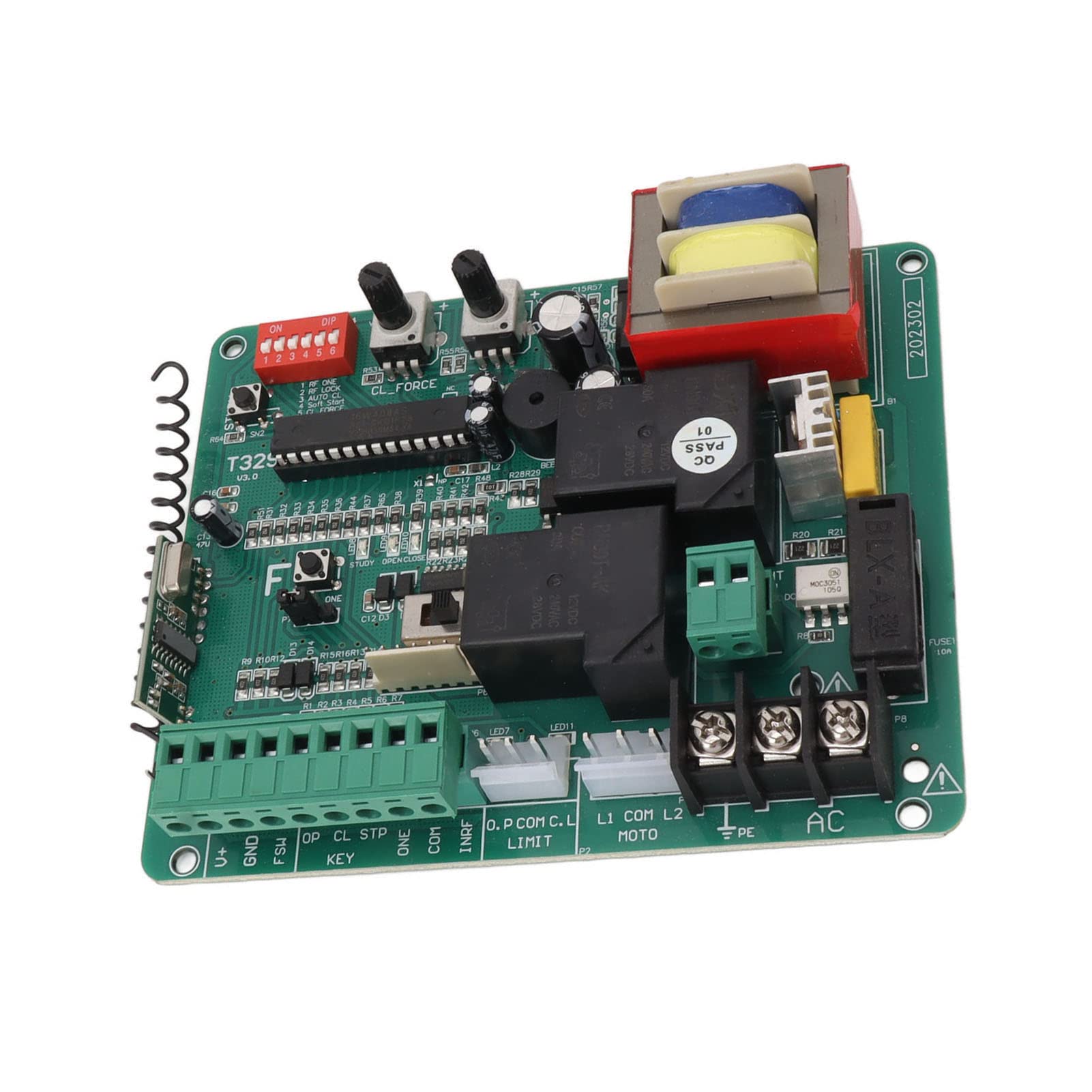 Tablero de Control del Motor de la Puerta, Tablero de Control del Motor de la Puerta Deslizante Sensible 220V para Garaje