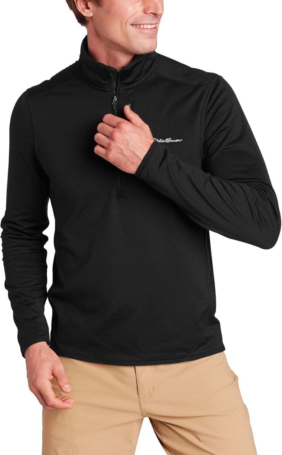 Eddie Bauer Men's Activator Grid Long-sleeve Half-zip Fleece