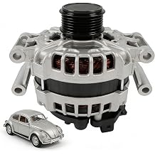 Kessocco 150Amp 12V CW 6-Groove Pulley New Alternator for VW Beetle CC Eos GTI Jetta Passat Tiguan A3 A4 TT 1.8L & 2.0L Replace 0124525009 06B903016Q 0124515053 11070