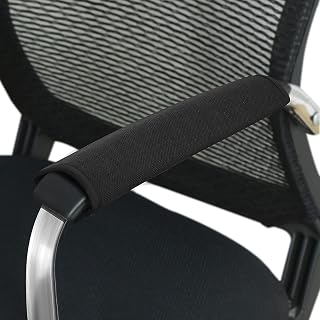 Nihspruhay Cotton Office Chair Armrest Pads, Adjustable Comfy Ergonomic Chair Arm Rest Covers, Removable Elbows Support an... Price In India