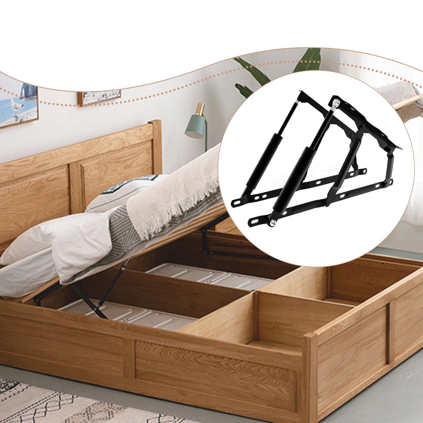 F Fityle Mecanismo Elevador de Cama para Cajas de Colchón, Muebles de Bricolaje, Soporte Multiusos Suave para Uso Doméstico, Ahorra Espacio, Varilla Neumática