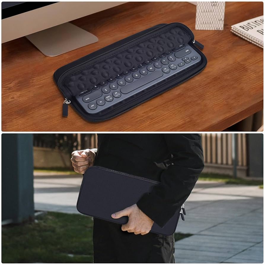 borjacastro26 2ケース Amazon.com: Keyboard Sleeve Case for Logitech Pebble Keys 2