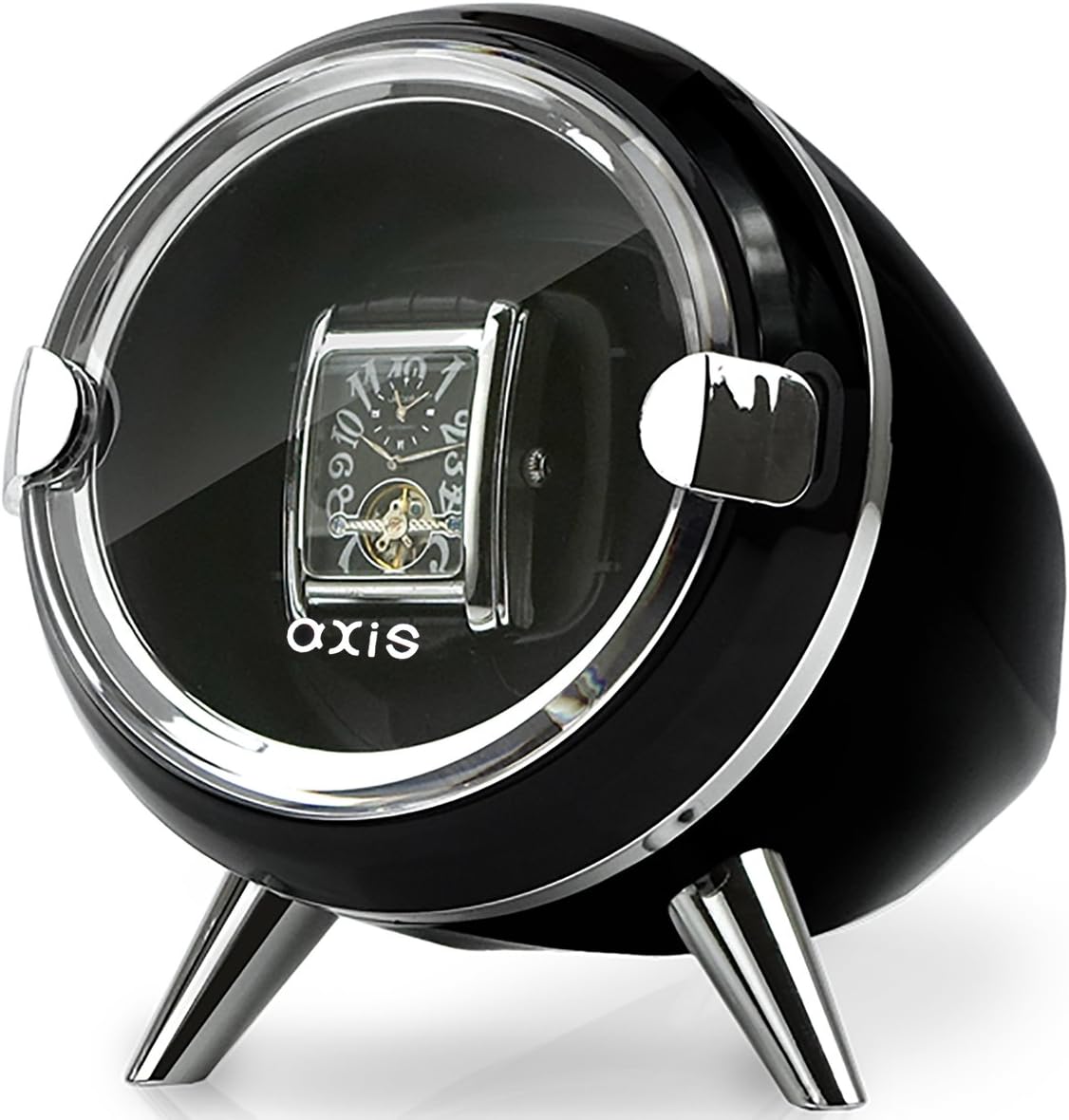 AXIS® Single Watch Winder for Automatic Watches in Black AXW090BA