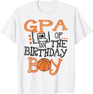 GPA Of The Birthday Boy Baller Basketball Lover T-Shirt