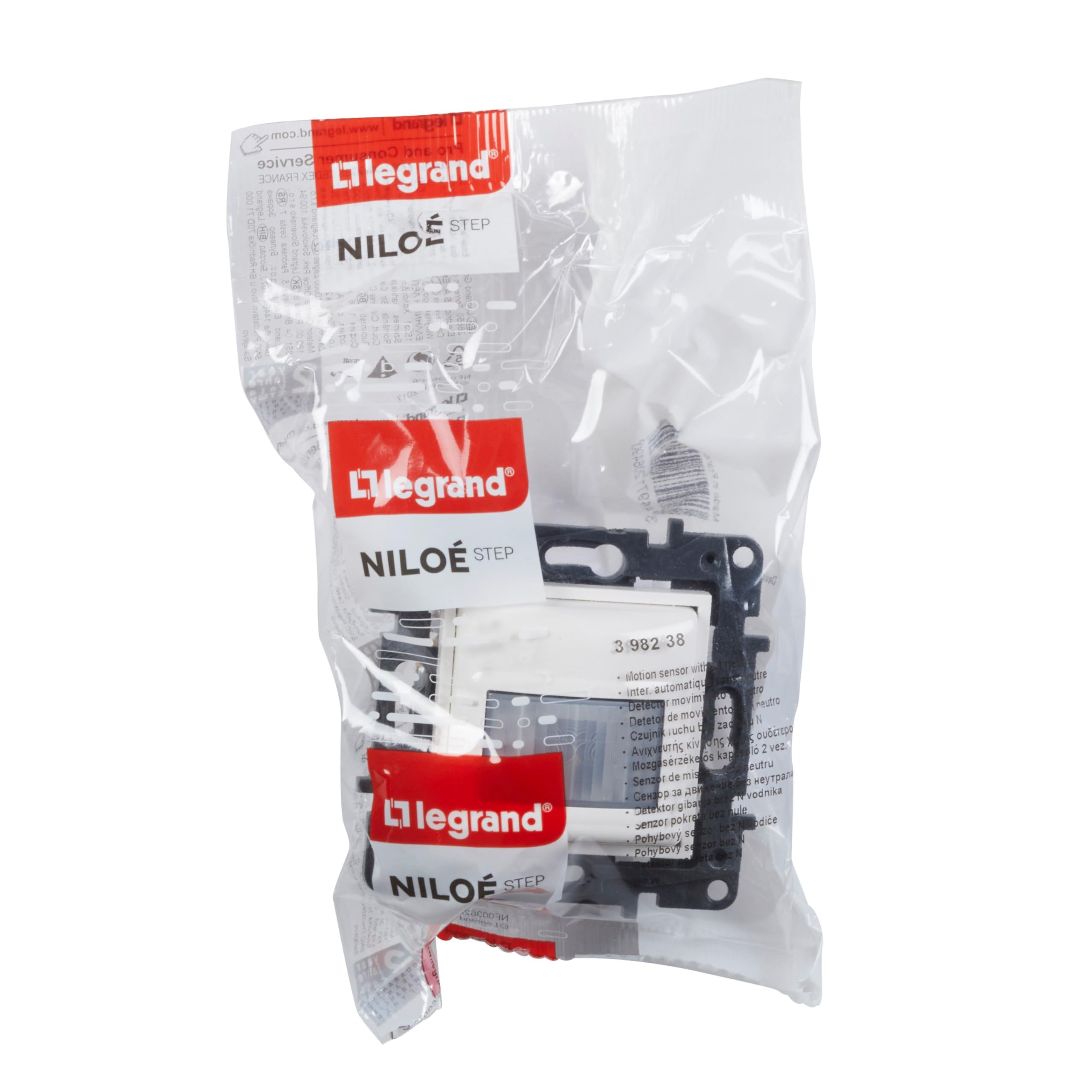 Legrand 398238 Détecteur de Mouvement composable pour Installation encastrée Gamme Niloé Step Blanc
