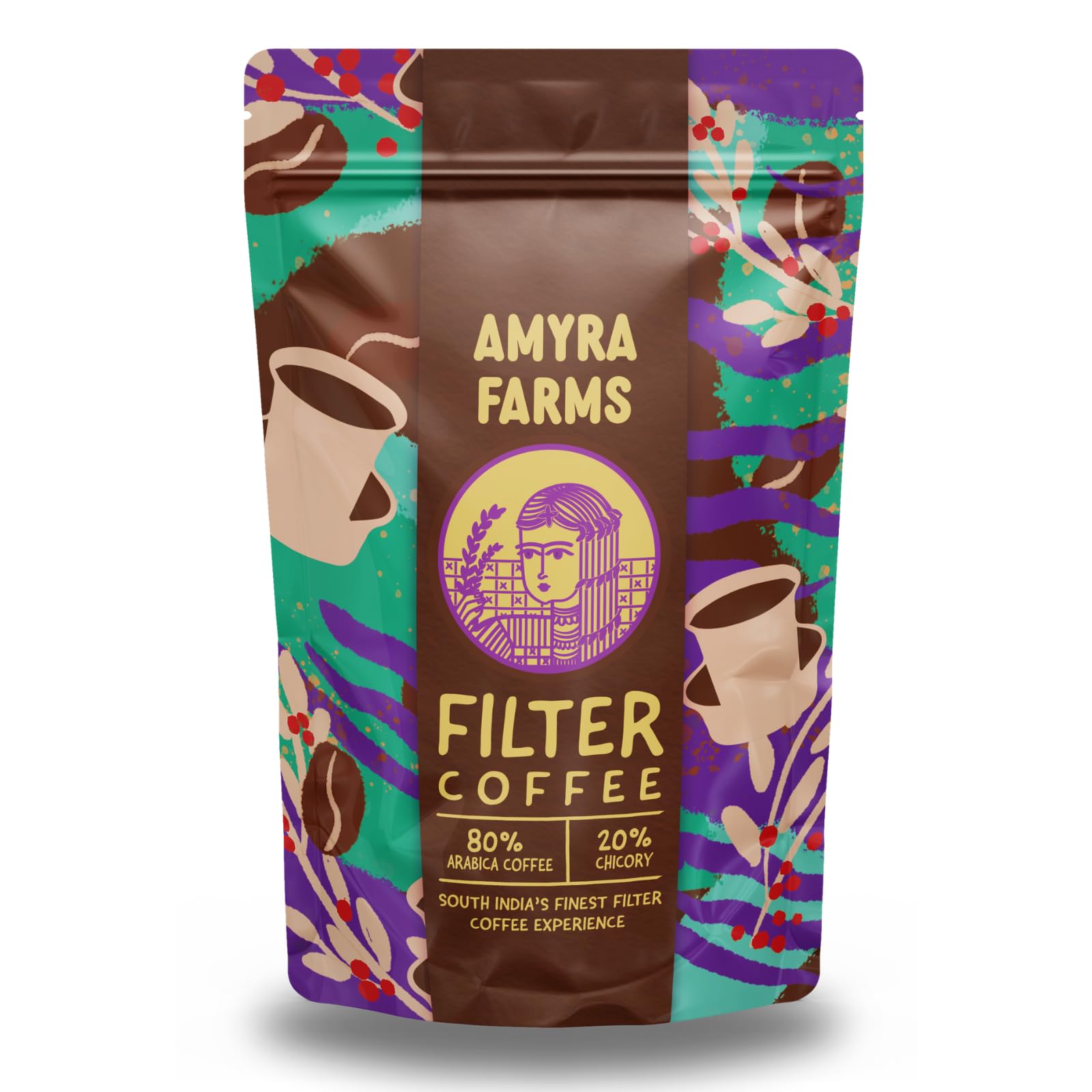Amyra Farms Kaapi Blend Powder | South Indian Filter Coffee | 100% Arabica | 80% Coffee 20% Chicory 250G, Packet (B0CVQML2TK) Amazon Price History, Amazon Price Tracker