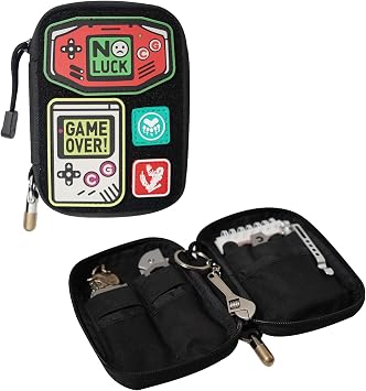 EDC Pouch, Pocket Organizer with Velcro, Nylon EDC Pocket Organizer Utility Pouch, Small Tool Pouch for EDC Gear, EDC Gear EDC Bag, Mighty Pouch, EDC Pocket Pouch, Multi Tool Organizer Pouch