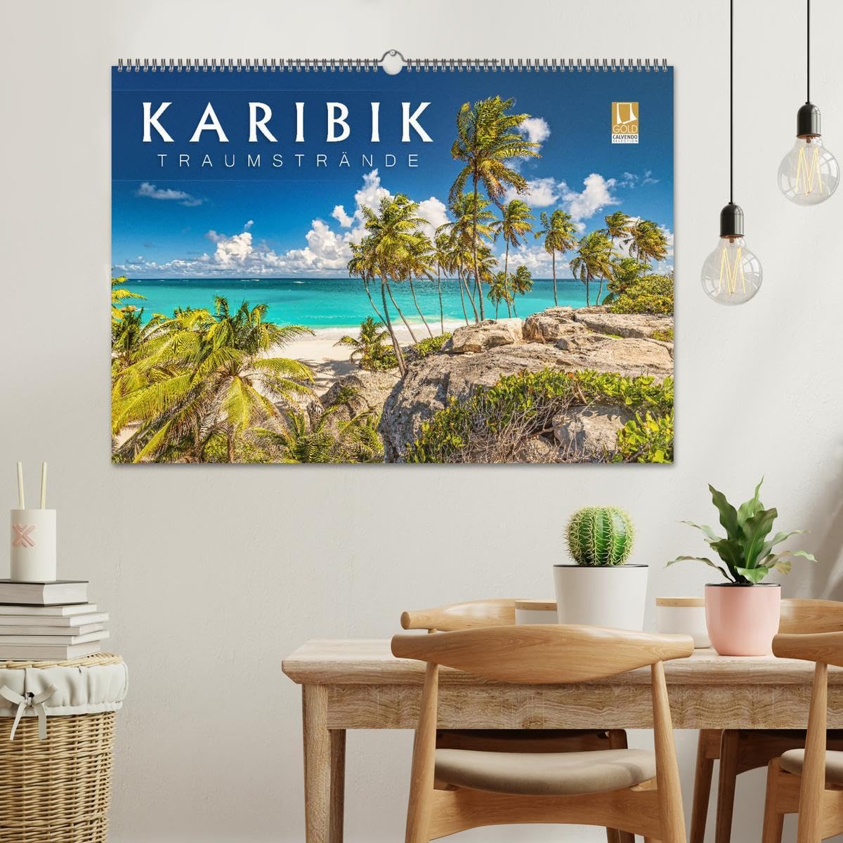 Karibik - Traumstrände (Wandkalender 2026 DIN A2 quer), CALVENDO Monatskalender: Sonne, Meer und karibische Traumstrände (CALVENDO Natur)