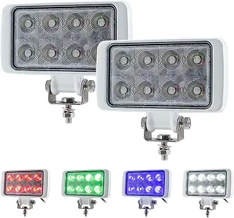 Waterproof LED Boat Light, RGBW Spreader and Deck Marine Lights