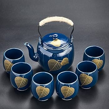 Amazon.co.jp: 茶具セット 陶器 湯呑みセット 7点セット ティー