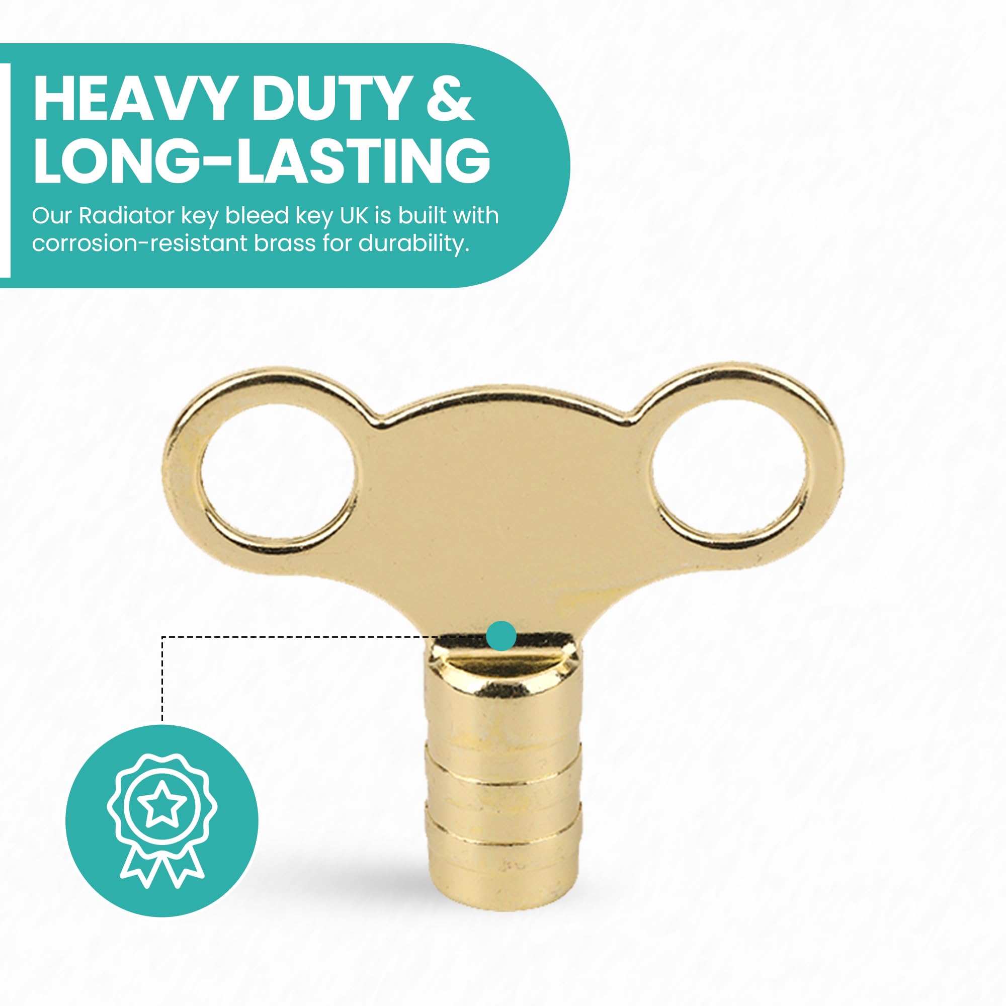 Radiator Key In Radiator Radiator Valve 2 Pack Solid Brass Radiator Bleed Key - 5mm Universal ...