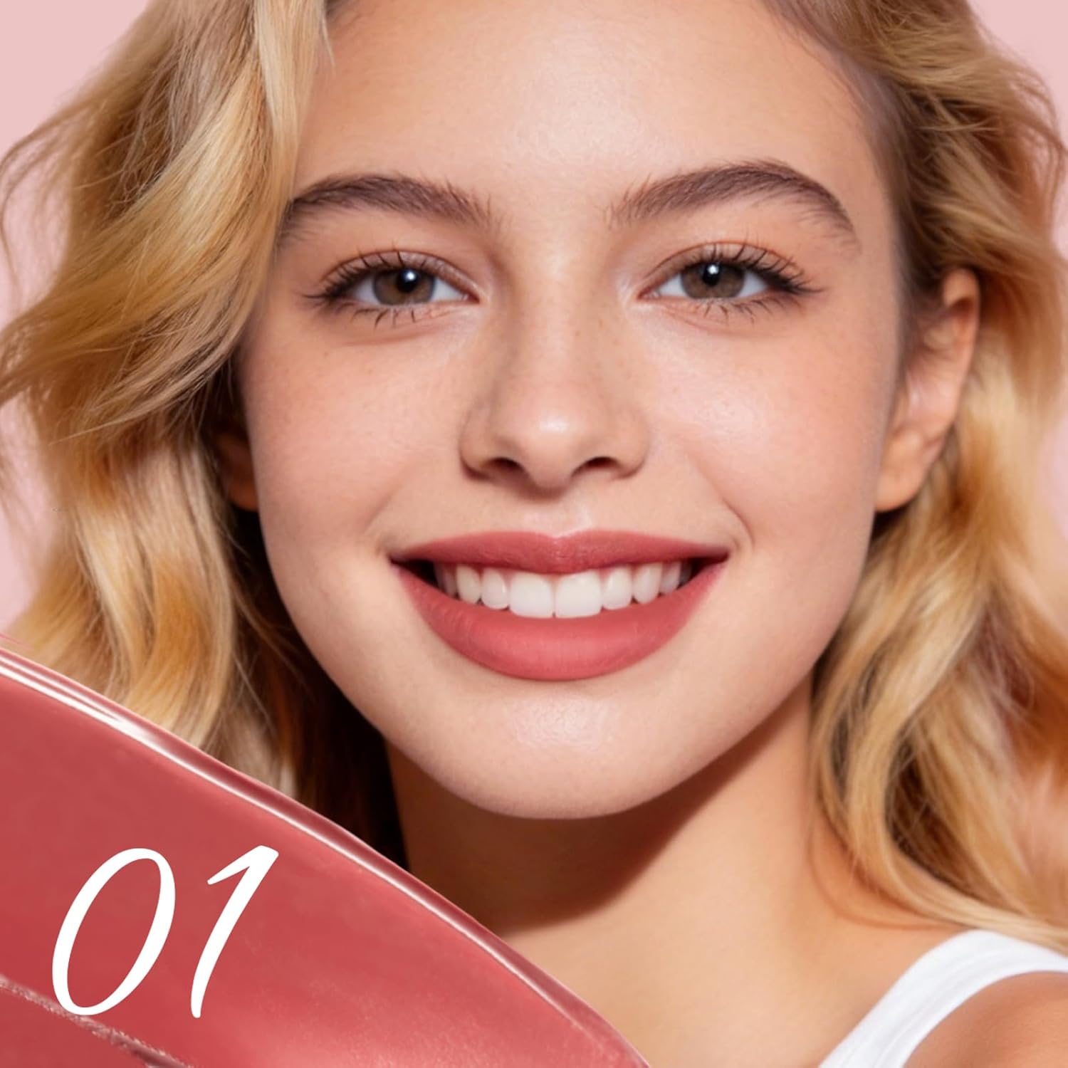 CARSLAN Stay Locked Lip Tint, Quick-Dry Long Lasting Transfer Proof Matte Lip Stain, Moisturizing Glow-Boosting Lightweight Lipstick (01) - Image 5