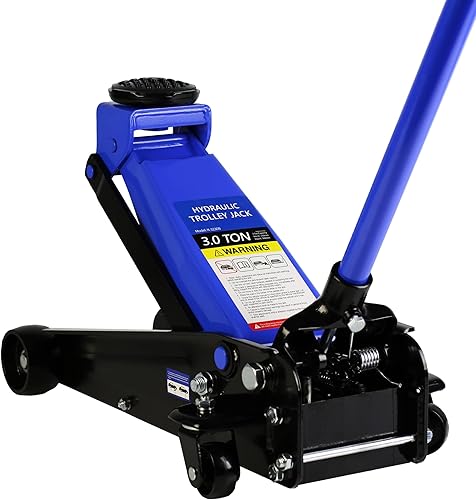 Miniatura 7 de Henf Gato hidráulico de piso de carretilla, 2 toneladas (capacidad de 4400 libras) Gato de carretilla portátil de elevación de coche, gato
