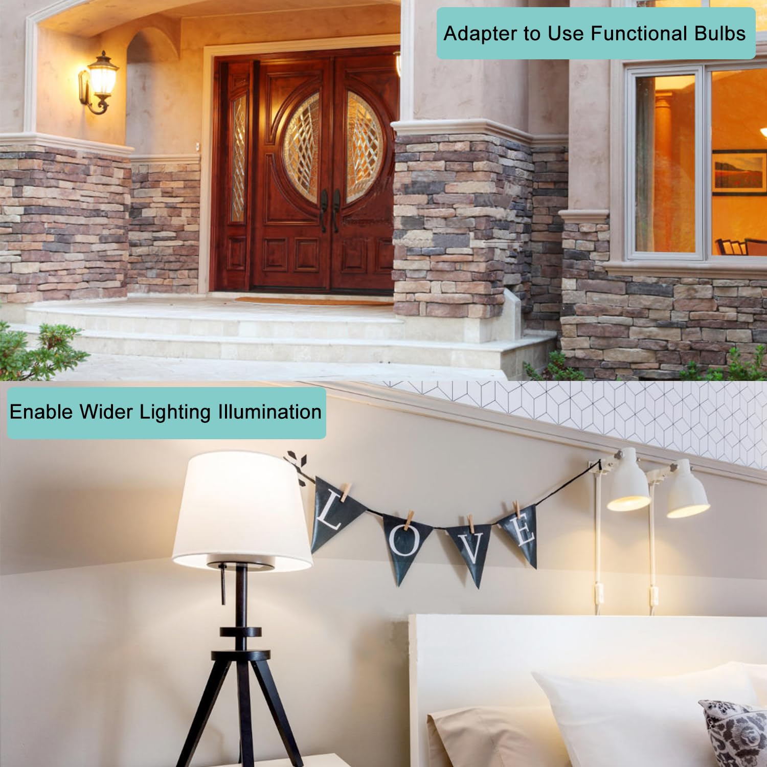 Light Socket Extender - Easy Bulb Placement -6 Light Socket Extender - Easy Bulb Placement -6