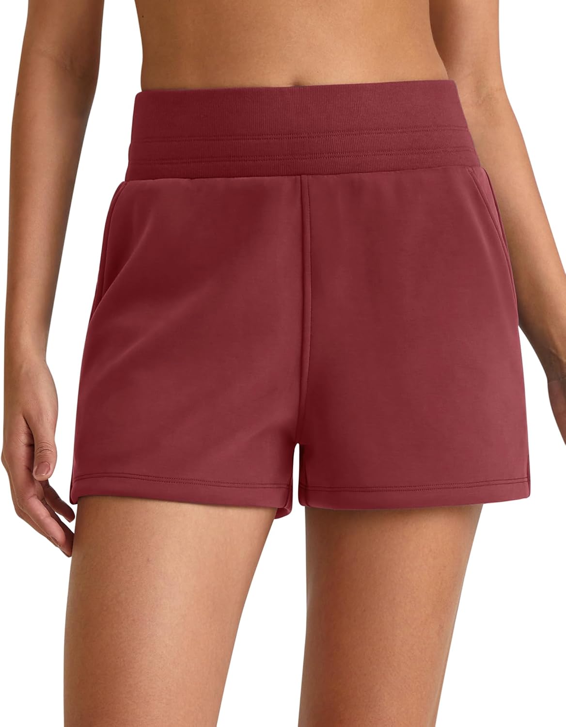 G4Free Smoofit Modal Soft Sweat Shorts for Women High Waist Athletic Shorts for Summer Casual Relaxed with Pockets