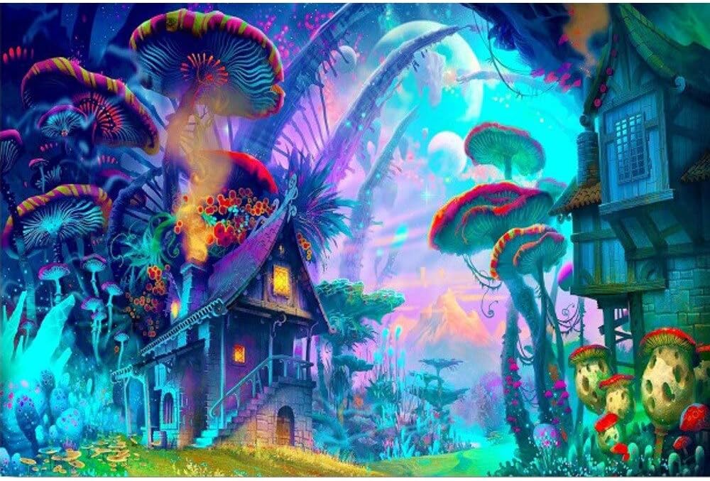 poster a luce nera per la camera da letto