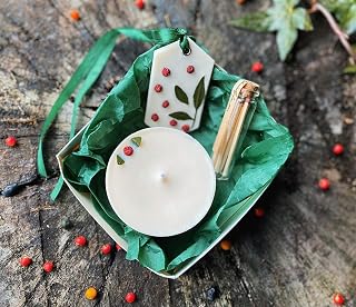 Forest scented candle, wood scented, hamper gift box, candle for men, aromatherapy candle