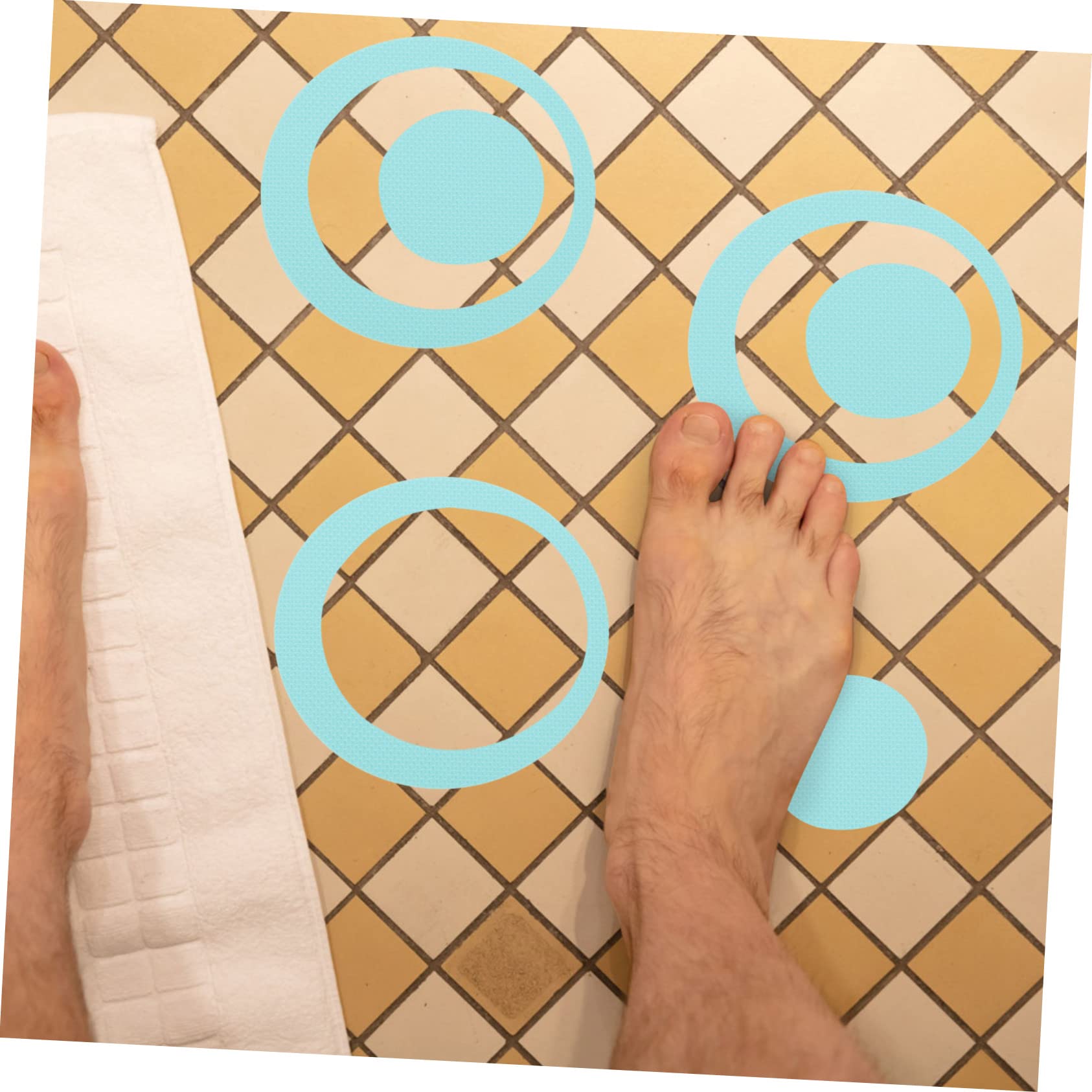 IMIKEYA 120stücke Peva Antirutsch Aufkleber Für Und Dusche Selbstklebende wasserdichte Sicherheitssticker Ovaler Form rutschfest Für Badezimmer Und Duschbereiche