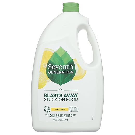 Seventh Generation Lemon Auto Dishwasher Gel, 70 OZ