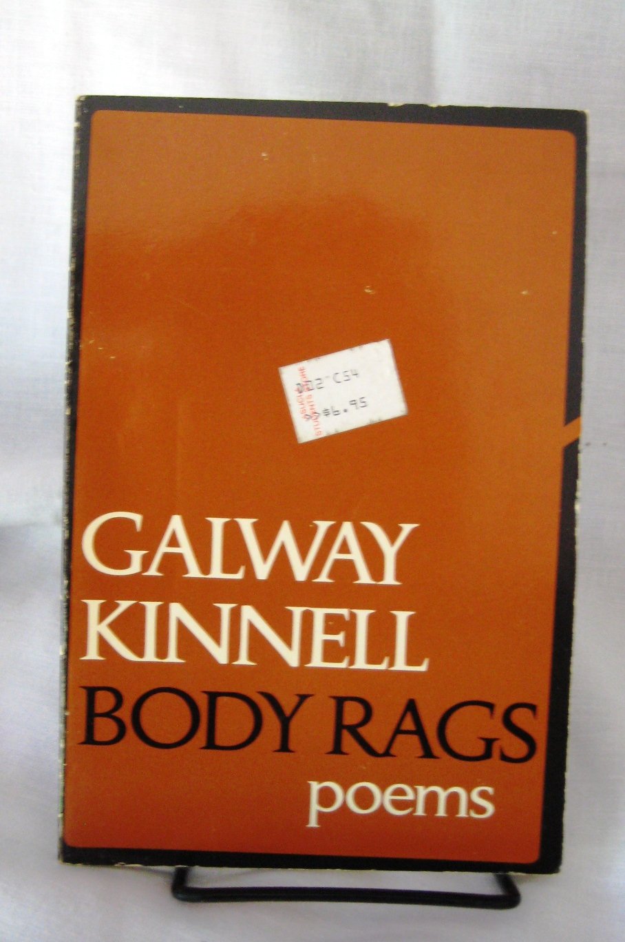 Body Rags Poems Kinnell, Galway 9780395078563 Books