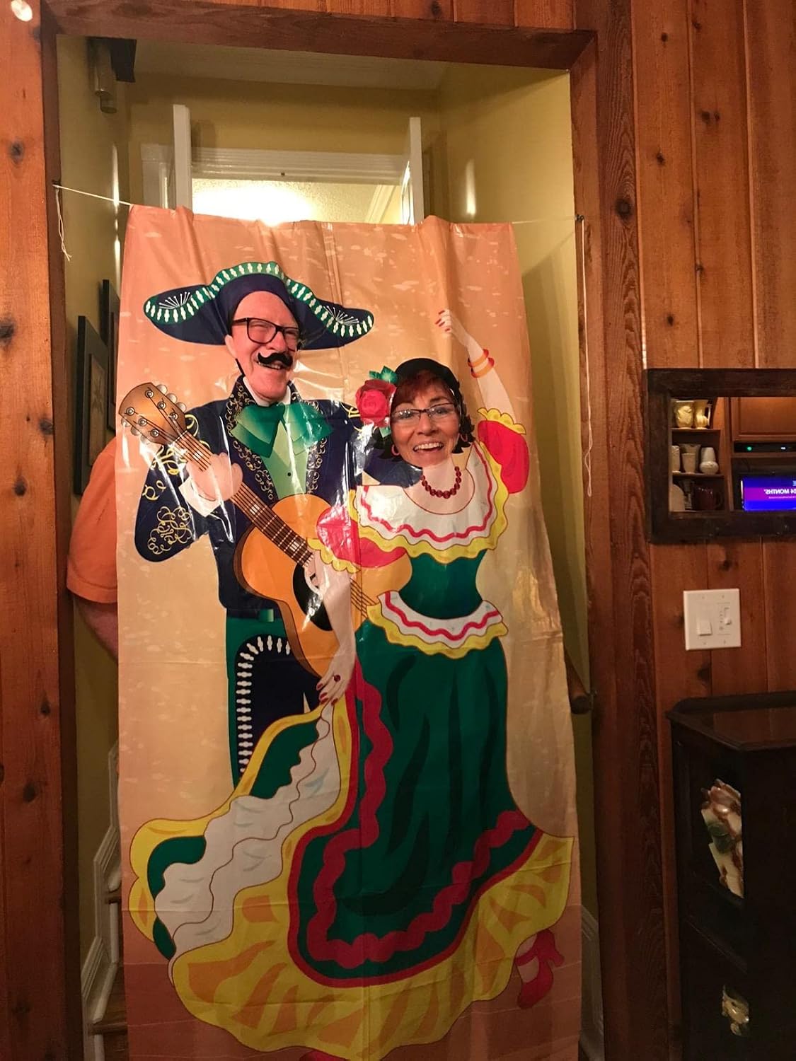 Fiesta Couple Photo Booth Door Banner for Cinco de Mayo - 6 feet tall - Party Decor | Fiesta |