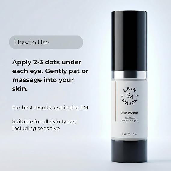 Retinol Peptide Eye Cream For Dark Circles, Anti-aging, Puffiness, Fine Lines, Under Eye Bags
