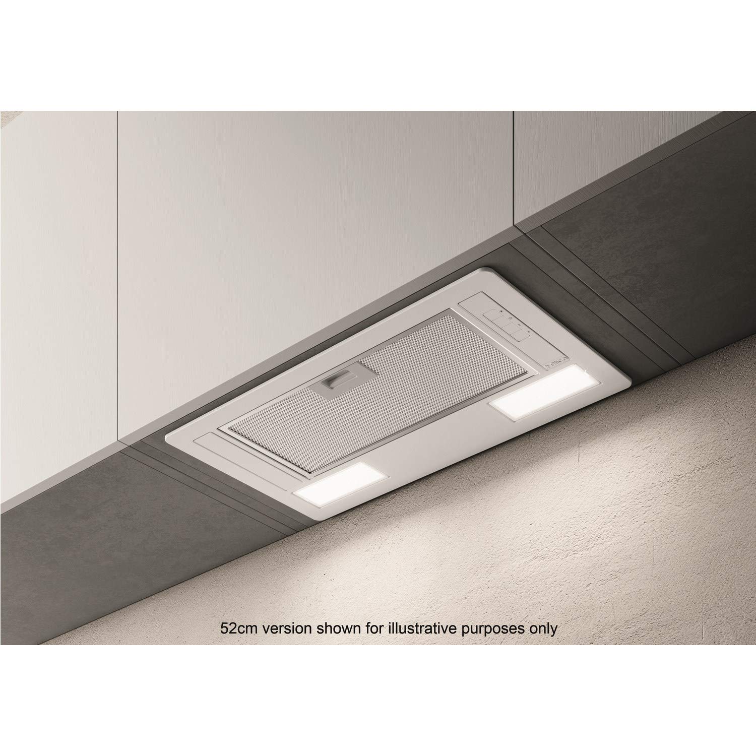 Elica Cappa da cucina Deluxe da 74 cm, colore: bianco
