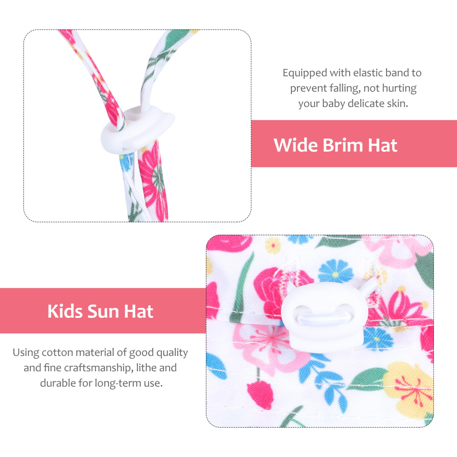 GALPADA Cappello da Sole per Bambini Cappello a Larga o da i da Sole per Neonati o da per Bambino o da dei Cartoni Animati Cotone