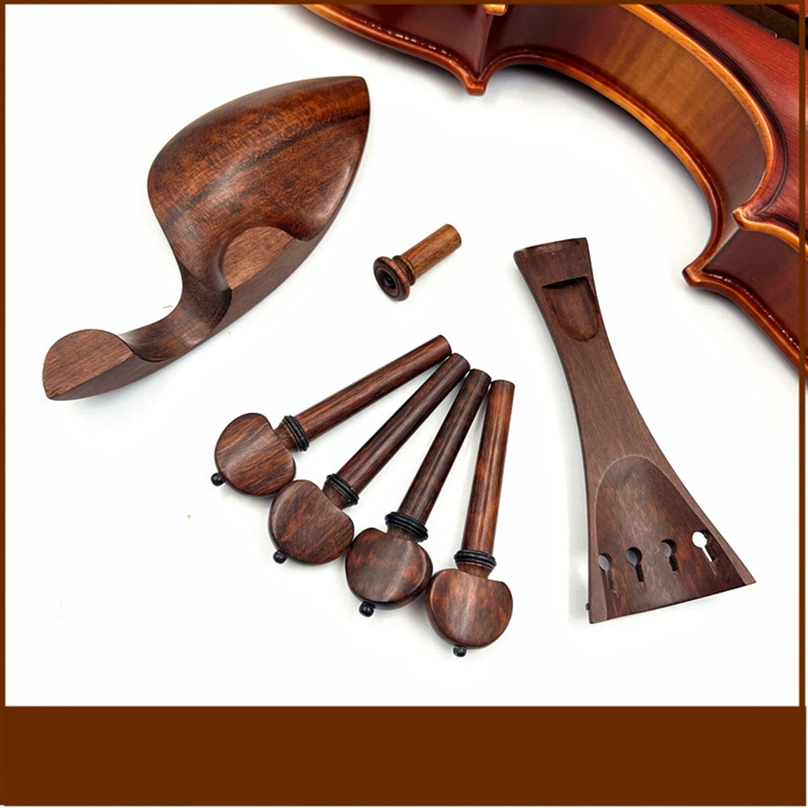 Viool 4/4 Professionele Muziekliefhebber Accessoires Ebbenhouten Staartstuk