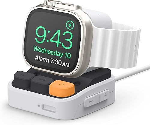 elago Soporte W9 compatible con Apple Watch Ultra3Ultra2Ultra1110987654321SE3SE2SE1 (1.929 in, 1.811 in, 1.772 in, 1.732 in, 1.654 in, 1.614 in,