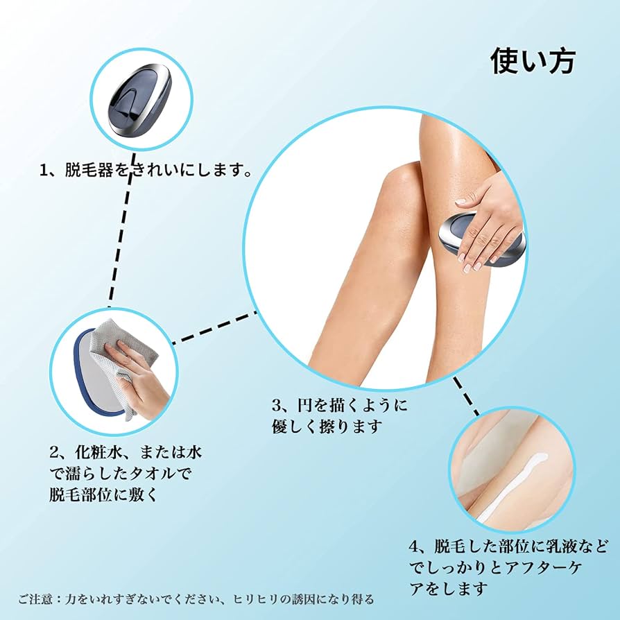 Amazon.co.jp: 脱毛器 クリスタルヘアイレイザー 【2023最新